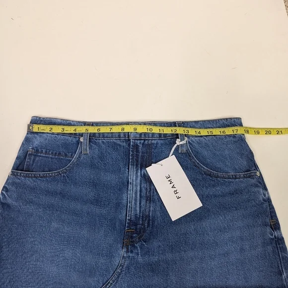 Frame Midaxi Del Amor Midi Maxi Denim Dark Wash Jean Skirt - 31 - Picture 5 of 8